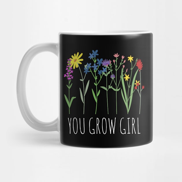 Wildflowers Galore - You Grow Girl by Whimsical Frank